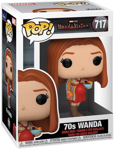 Figurine Funko Pop! N°717 - Wanda Vision - 70s Wanda